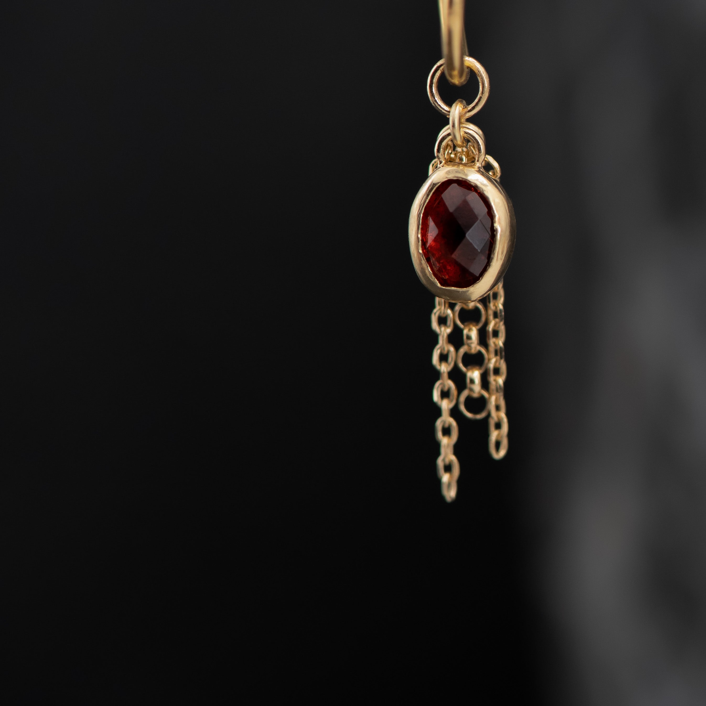 Garnet Charm – Athame Adornment